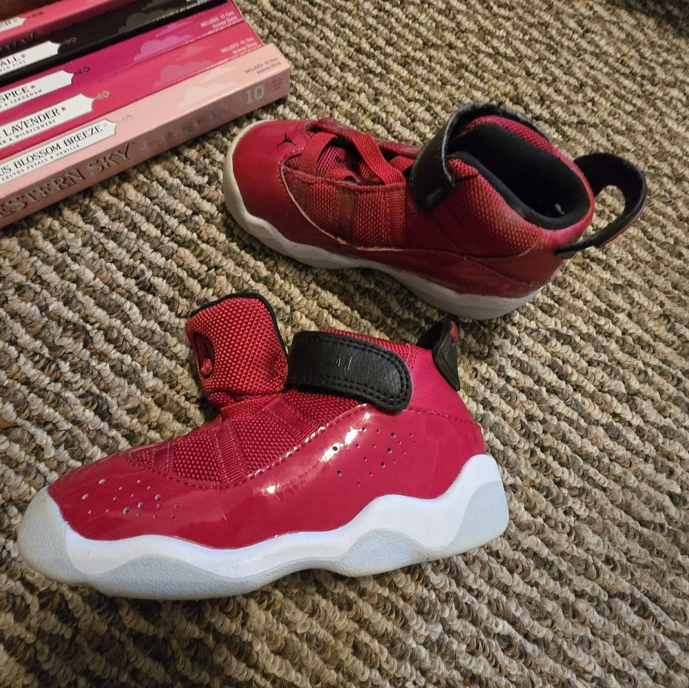 Kids Red and Black Sneakers